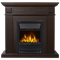 Пристенный электрокамин Electrolux EFP/P-1020LS с порталом Firelight Bianco Classic темный дуб M134336 - фото 4746010