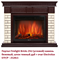 Угловой широкий портал Firelight Bricks 25U (угловой) камень бежевый, шпон темный дуб M231409 - фото 4761298 Угловой широкий портал Firelight Bricks 25U (угловой) камень бежевый, шпон темный дуб M231409 - фото 4761298
