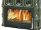 Дровяная печь ABX Karelie белый цоколь, зеленая M18167 - фото 4765629 Дровяная печь ABX Karelie белый цоколь, зеленая M18167 - фото 4765629