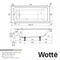 Ванна чугунная WOTTE Line 1600х700х392, Line 1600x700 T0041555 - фото 5403737 Ванна чугунная WOTTE Line 1600х700х392, Line 1600x700 T0041555 - фото 5403737