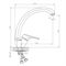 Смеситель для кухни DECOROOM DR21021 хром T0045952 - фото 5406784 Смеситель для кухни DECOROOM DR21021 хром T0045952 - фото 5406784