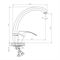 Смеситель для кухни DECOROOM DR71021 хром T0045986 - фото 5407007 Смеситель для кухни DECOROOM DR71021 хром T0045986 - фото 5407007