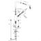 Смеситель для кухни HANSGROHE Metris с выдвижной лейкой 14821000 T0013029 - фото 5407484