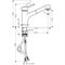 Смеситель для кухни HANSGROHE Talis S с выдвижной лейкой 32841000 T0013289 - фото 5407514