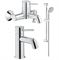 Комплект из смесителей Grohe Комплект для ванны 3 в 1 BauClssic 124404 T0012514 - фото 5428275