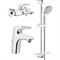 Комплект из смесителей Grohe Комплект для ванны 3 в 1 Eurostyle New 124416 T0012517 - фото 5428279