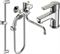 Комплект из смесителей Vidima UNO (BA196AA ,BA234AA ,BA240AA ), BA379AA T0041621 - фото 5428315