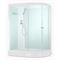 Душевая кабина DOMANI-Spa Delight Slim 128 L, низкий поддон, белые стенки, сатинматированное стекло, б/э, DS01DS128LLWM00 T0046562 - фото 5445524