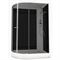 Душевая кабина DOMANI-SPA Delight 128 Slim R низкий поддон, черная стеклянная задняя панель, тонированное стекло, б/э, DS01DS128RLBT00 T0046604 - фото 5445552
