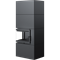 Готовый дровяной каминокомплект Kratki SIMPLE Box черный с топкой BS, левый угол M130515 - фото 5562477 Готовый дровяной каминокомплект Kratki SIMPLE Box черный с топкой BS, левый угол M130515 - фото 5562477