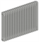 Стальной трубчатый радиатор 3-колончатый IRSAP TESI 30565/18 Т30 cod.03 (Manhattan Grey) (RR305651803A430N01) M130927 - фото 5637324