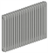 Стальной трубчатый радиатор 3-колончатый IRSAP TESI 30565/20 Т30 cod.03 (Manhattan Grey) M130929 - фото 5637424