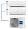 Мульти сплит-система на 2 комнаты Haier LEADER Super Match 2U50S2SM1FA-3/AS09TS6HRA-M/AS12TS6HRA-M M223762 - фото 5738980